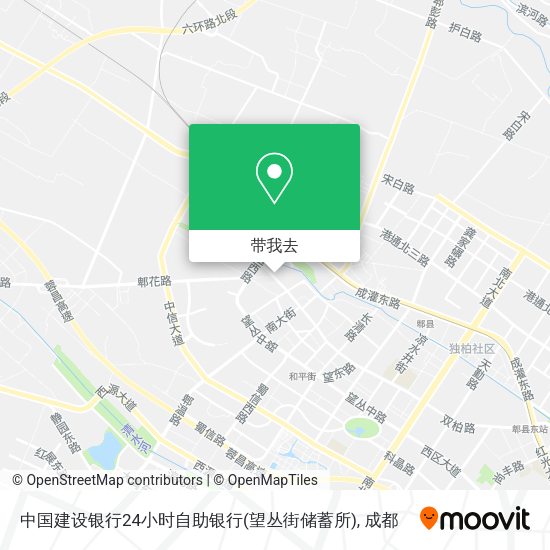 中国建设银行24小时自助银行(望丛街储蓄所)地图