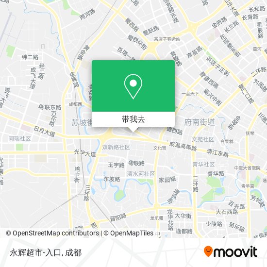 永辉超市-入口地图