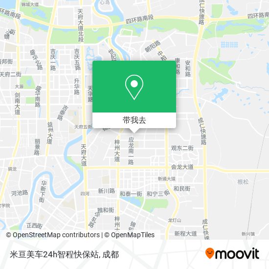 米亘美车24h智程快保站地图