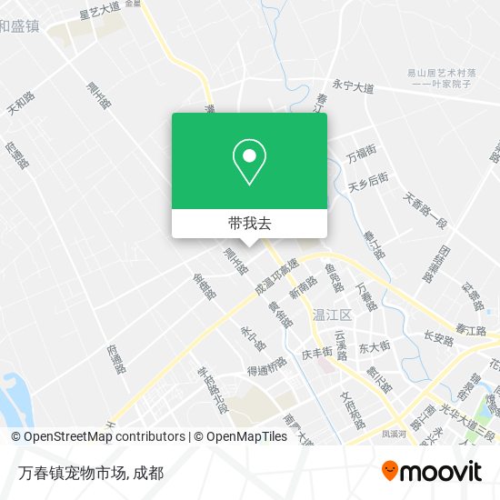 万春镇宠物市场地图