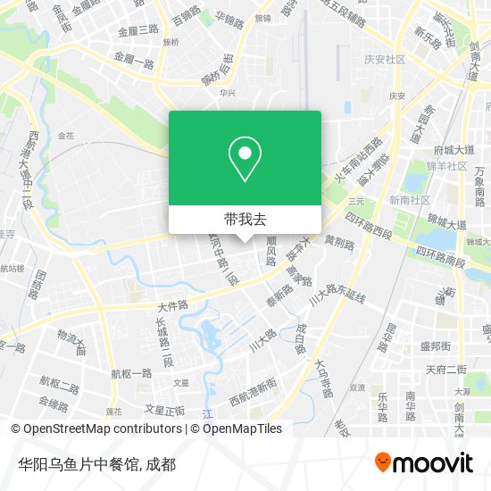 华阳乌鱼片中餐馆地图