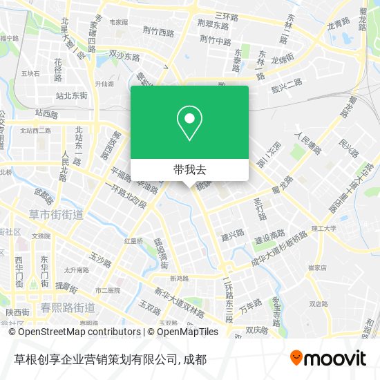 草根创享企业营销策划有限公司地图