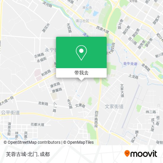 芙蓉古城-北门地图