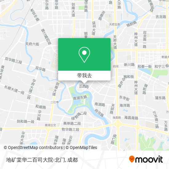 地矿棠华二百司大院-北门地图