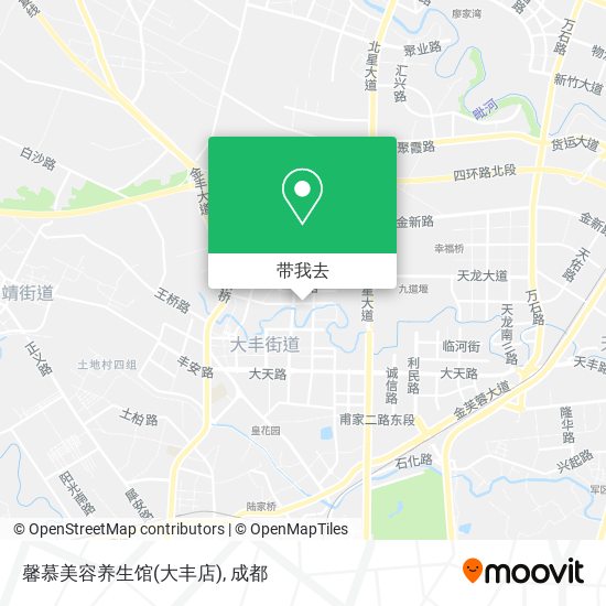 馨慕美容养生馆(大丰店)地图
