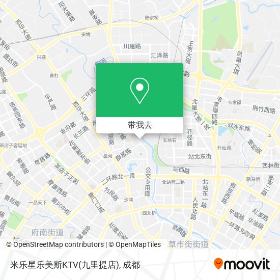 米乐星乐美斯KTV(九里提店)地图
