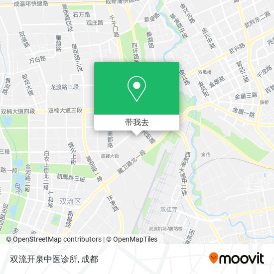 双流开泉中医诊所地图