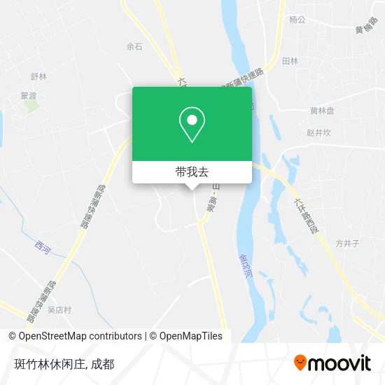 斑竹林休闲庄地图