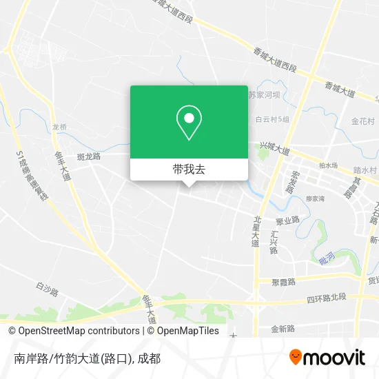 南岸路/竹韵大道(路口)地图