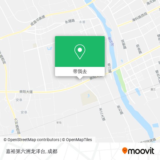 嘉裕第六洲龙泽台地图