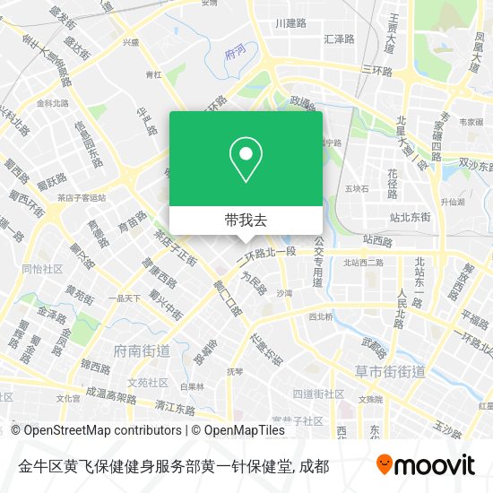 金牛区黄飞保健健身服务部黄一针保健堂地图