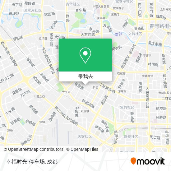 幸福时光-停车场地图