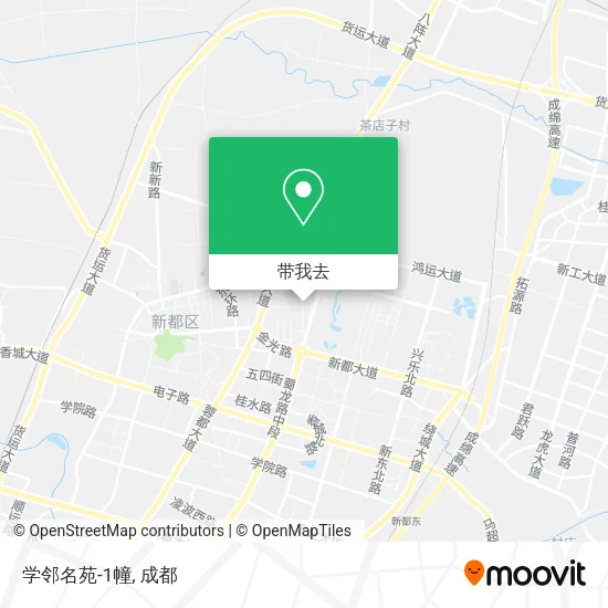 学邻名苑-1幢地图