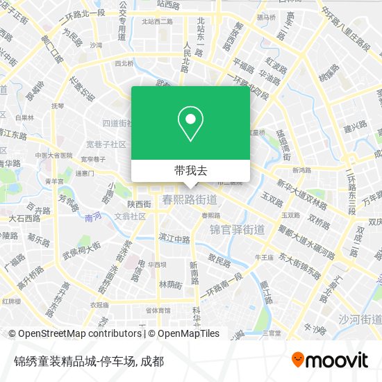 锦绣童装精品城-停车场地图