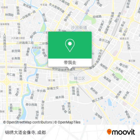 锦绣大道金像寺地图
