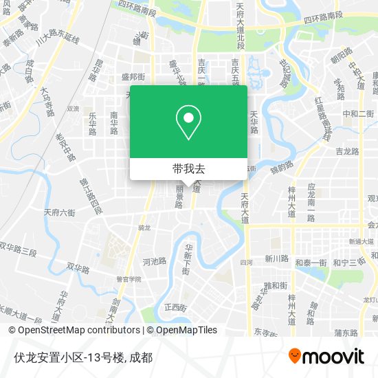伏龙安置小区-13号楼地图