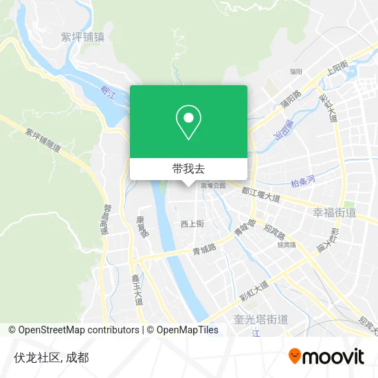 伏龙社区地图