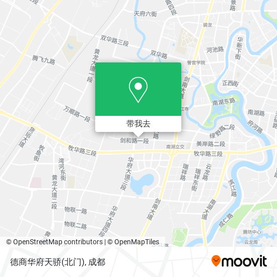 德商华府天骄(北门)地图