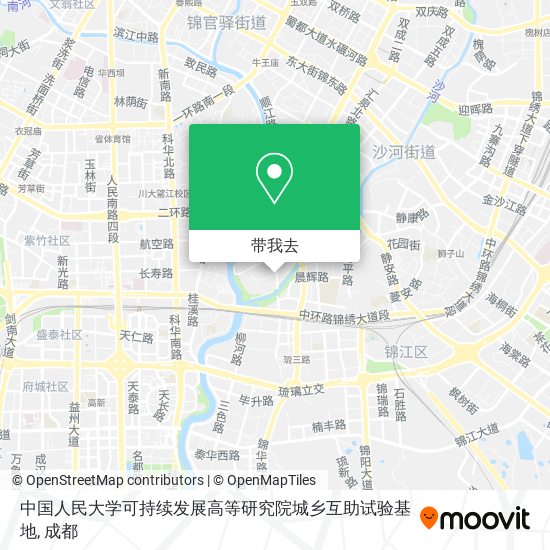 中国人民大学可持续发展高等研究院城乡互助试验基地地图