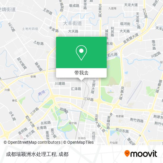 成都瑞颖洲水处理工程地图