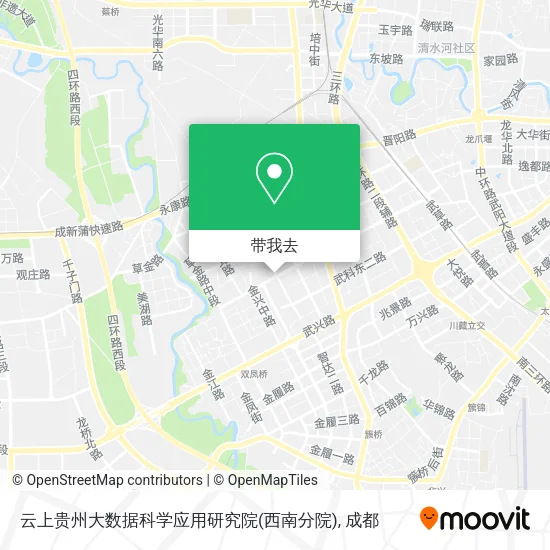 云上贵州大数据科学应用研究院(西南分院)地图