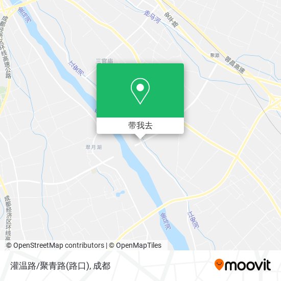 灌温路/聚青路(路口)地图