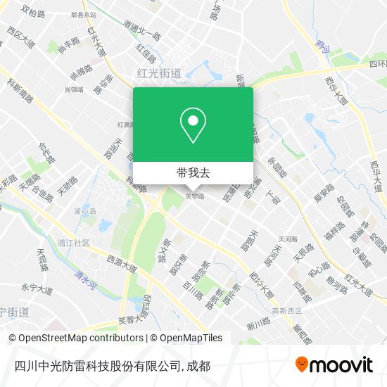 四川中光防雷科技股份有限公司地图