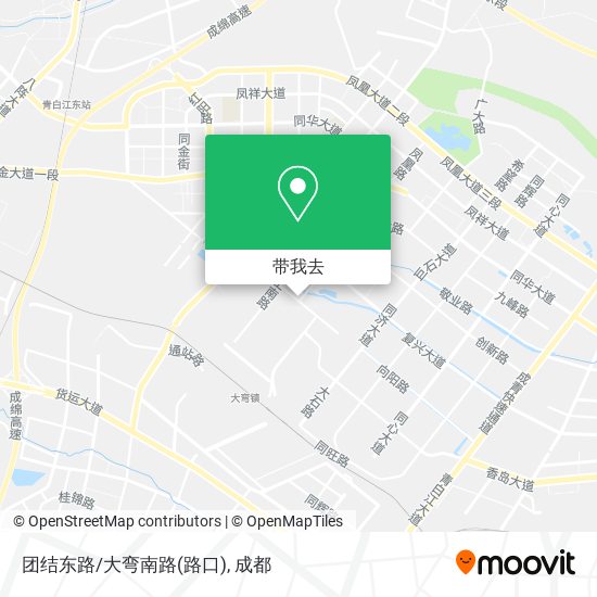 团结东路/大弯南路(路口)地图