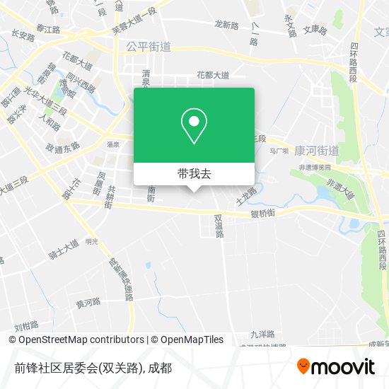 前锋社区居委会(双关路)地图