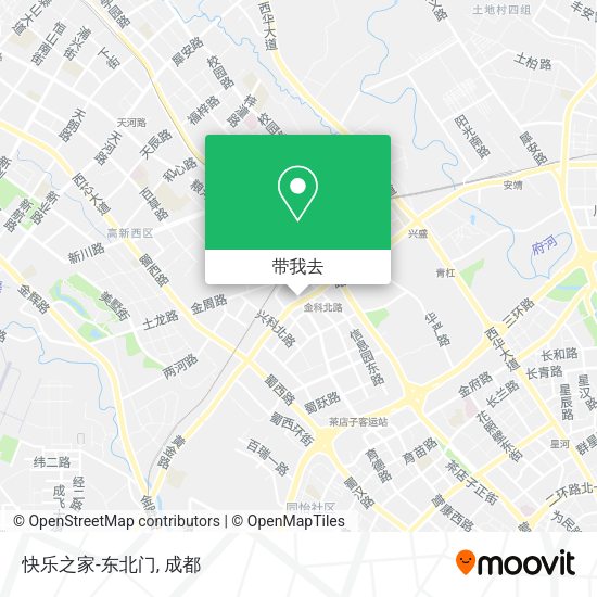 快乐之家-东北门地图