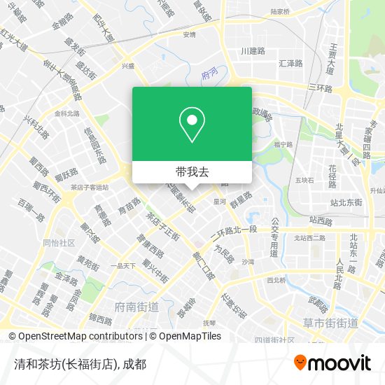 清和茶坊(长福街店)地图