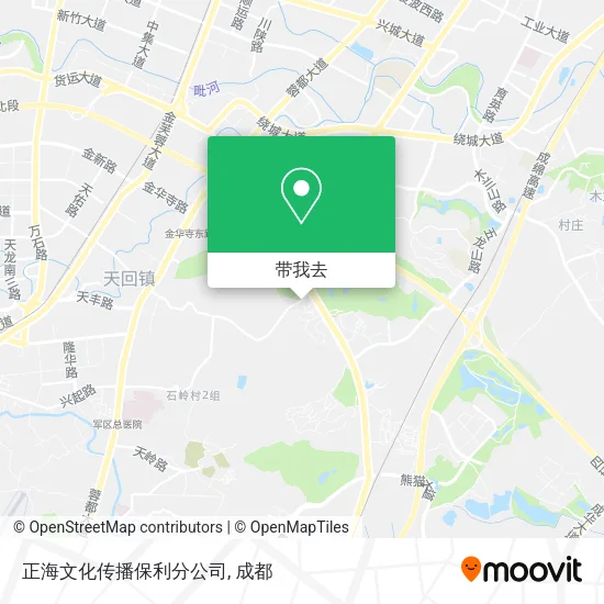 正海文化传播保利分公司地图