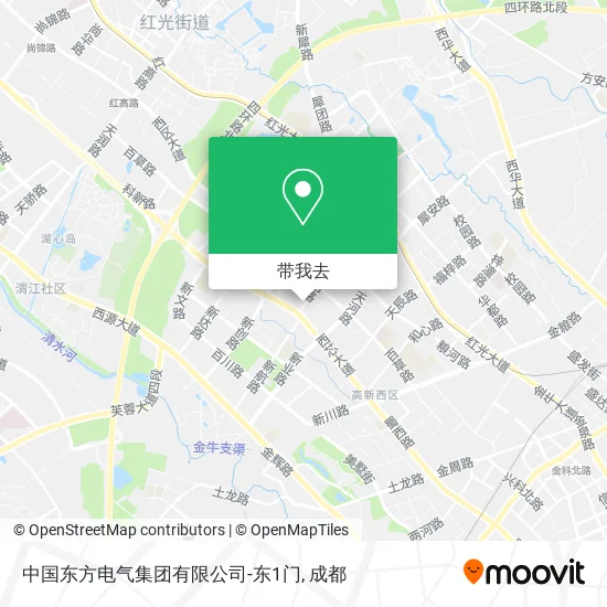 中国东方电气集团有限公司-东1门地图