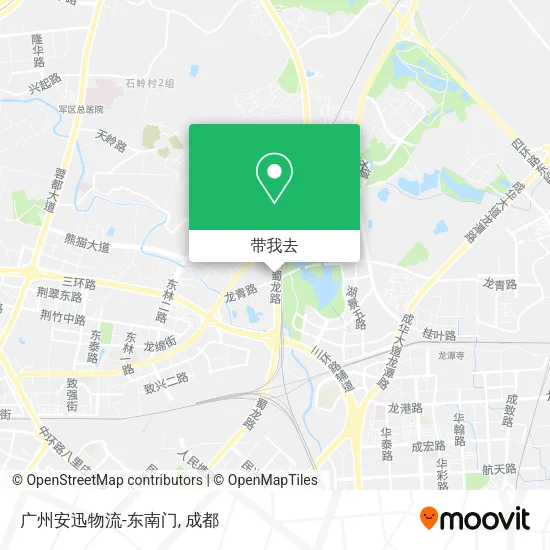 广州安迅物流-东南门地图