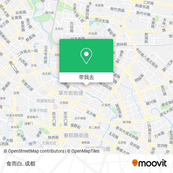 食而白地图