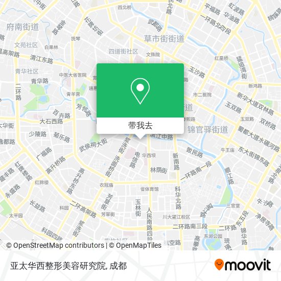 亚太华西整形美容研究院地图