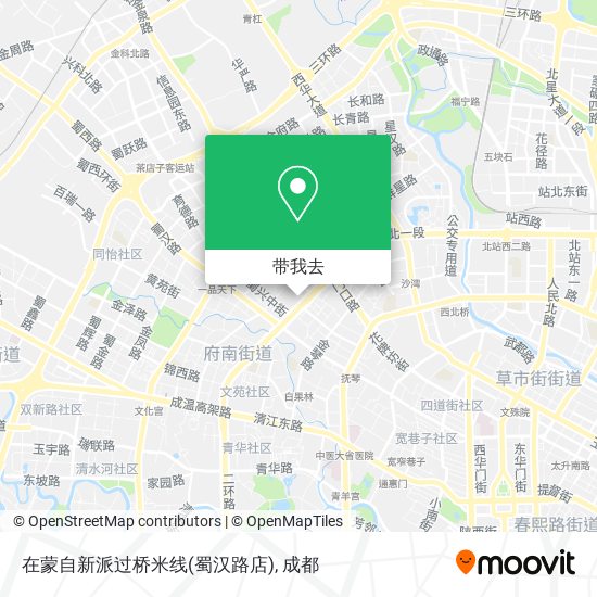 在蒙自新派过桥米线(蜀汉路店)地图