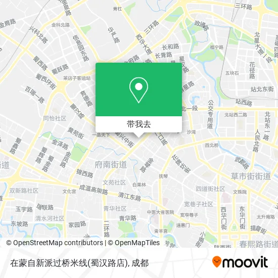 在蒙自新派过桥米线(蜀汉路店)地图