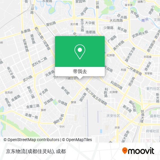 京东物流(成都佳灵站)地图