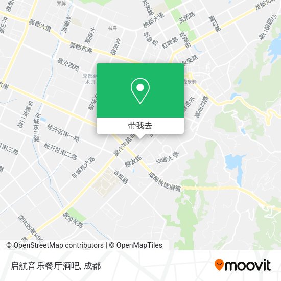 启航音乐餐厅酒吧地图