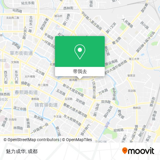 魅力成华地图