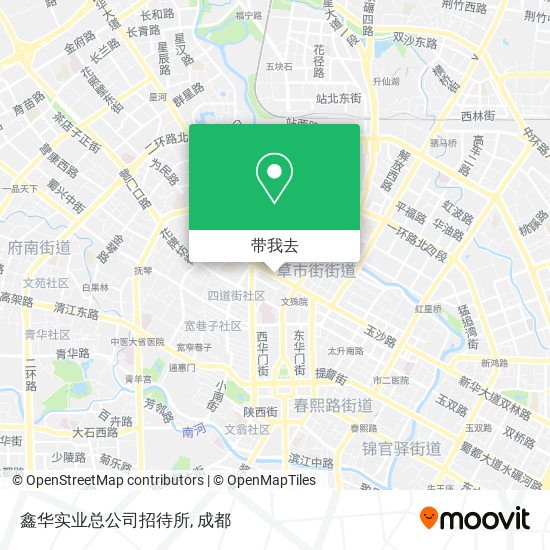 鑫华实业总公司招待所地图