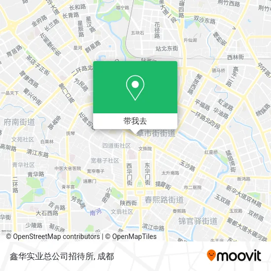 鑫华实业总公司招待所地图