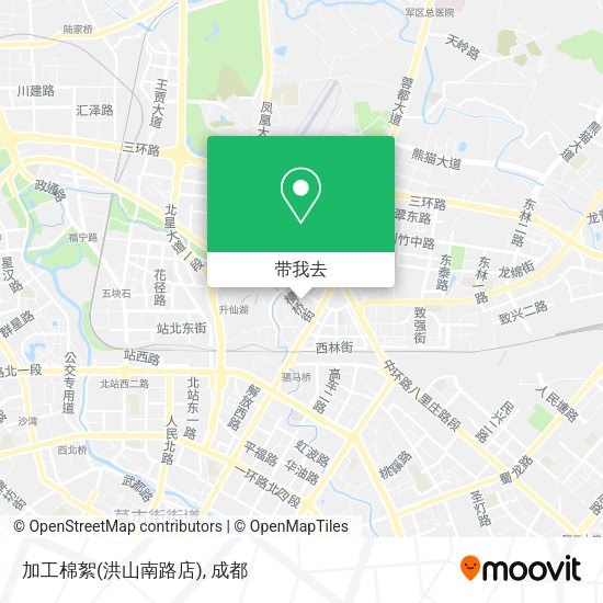 加工棉絮(洪山南路店)地图