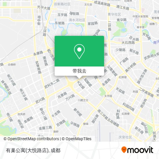 有巢公寓(大悦路店)地图