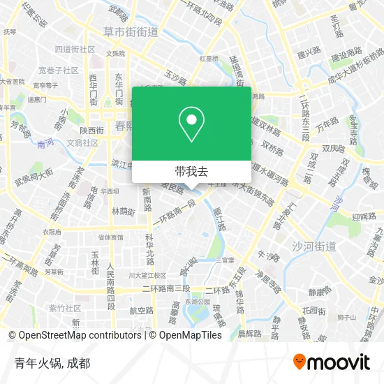 青年火锅地图