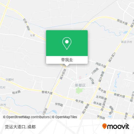 货运大道口地图