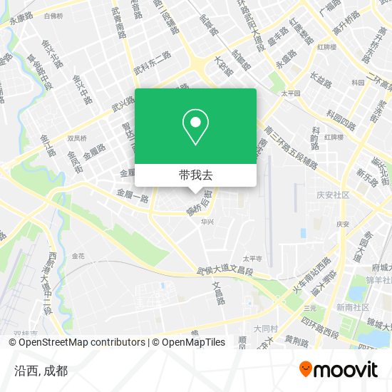沿西地图