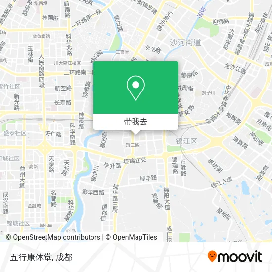 五行康体堂地图