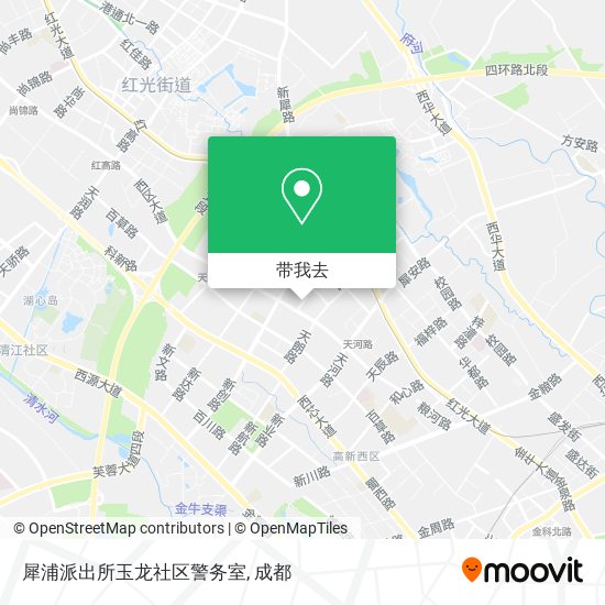 犀浦派出所玉龙社区警务室地图